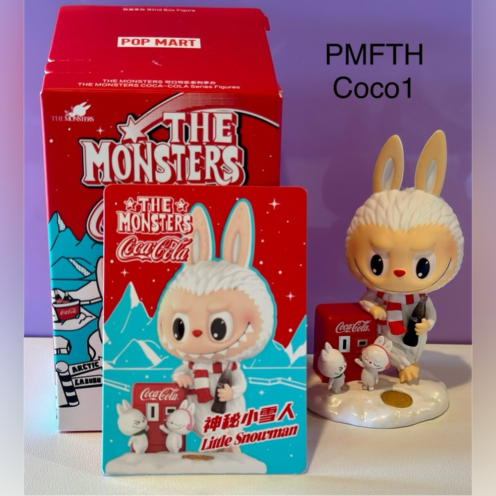 (Authentic) Popmart: The Monsters Coca-Cola Mini Figure - Little Snowman